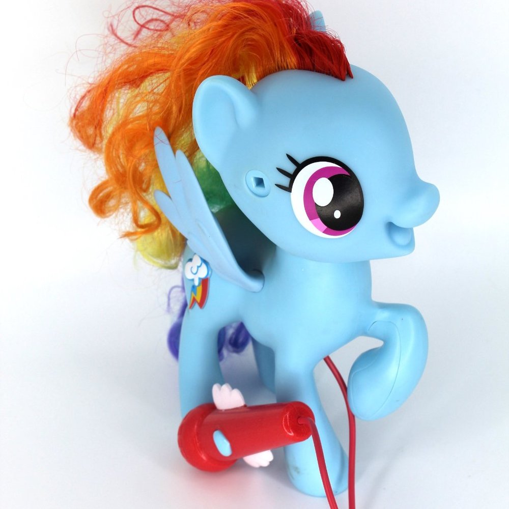 My Little Pony Singing Rainbow Dash Karaoke Mic Microphone Musical Toy Working